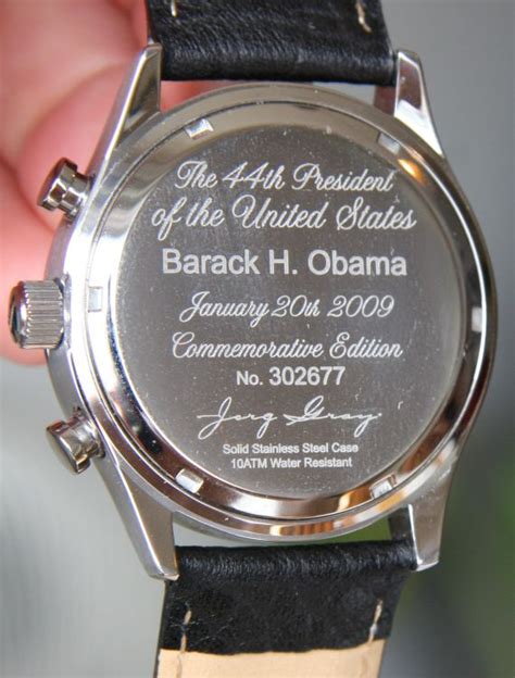 obama wristwatch|jorg gray watches.